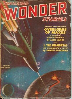 Image du vendeur pour THRILLING WONDER Stories: February, Feb. 1951 mis en vente par Books from the Crypt