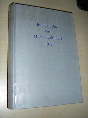 Bibliographie des Musikschrifttums 1972 (BMS)