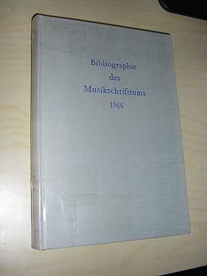 Bibliographie des Musikschrifttums 1966 (BMS)
