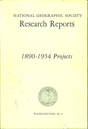 RESEARCH REPORTS. 1890-1954 Projects