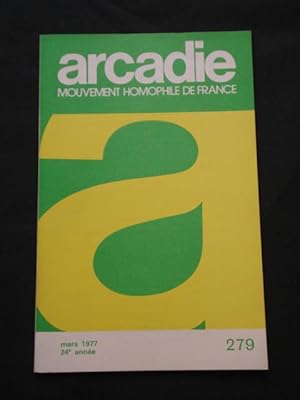 ARCADIE. Mouvement Homophile de France. N°279