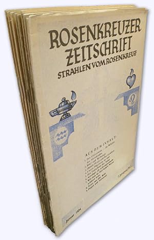 Rosenkreuzer-Zeitschrift. Strahlen vom Rosenkreuz. 7. Jhg. 1934, Nr. 1, 4, 5, 6, 7, 9, 10 und 12 ...