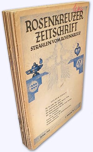 Rosenkreuzer-Zeitschrift. Strahlen vom Rosenkreuz. 8. Jhg. 1935, Nr. 1, 2, 3, 4, 6, 9, 10, 11 und...