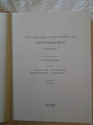 The Oxford Companion to Archaeology