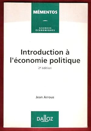 Introduction à L'économie Politique
