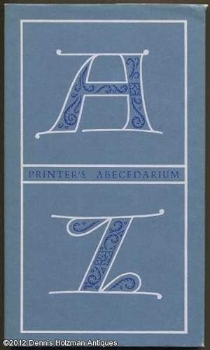 Seller image for Printer's ABECEDARIUM for sale by Dennis Holzman Antiques