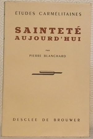 Bild des Verkufers fr Etudes carmlitaines. Saintet aujourd'hui. zum Verkauf von Bouquinerie du Varis