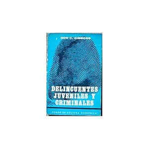 Seller image for Delincuentes juveniles y criminales for sale by Librera Salamb