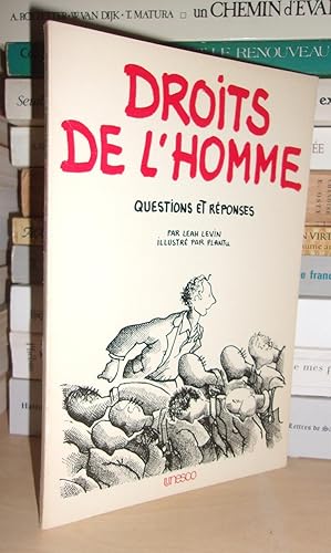 Imagen del vendedor de DROITS DE L'HOMME : Questions et Rponses a la venta por Planet's books