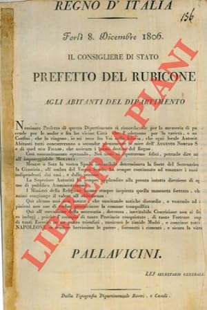 Discorso del Prefetto del Rubicone agli abitanti del Dipartimento di Forlì.