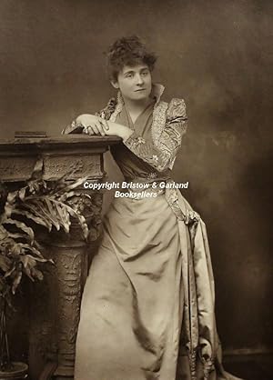 Kate Rorke (1866-1945; Actress ), a portrait, by Herbert Rose Barraud (1845- 1895), vintage photo...