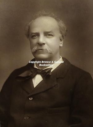 Imagen del vendedor de Sir Charles Santley (1834-1922; Baritone singer), a portrait, by Herbert Rose Barraud (1845- 1895), vintage photograph, carbon print, head & shoulders a la venta por Bristow & Garland