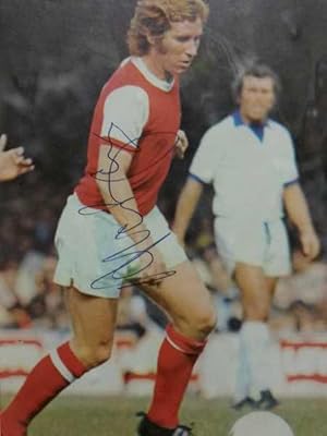 Alan Ball, Arsenal FC, England, Hand Signed Autograph 1975