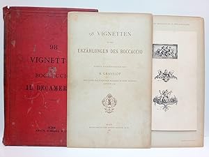 Bild des Verkufers fr 98 Vignetten zu den Erzhlungen des Boccaccio / Zumeist Nach Entwrfen von H. Gravelot aus einer Italienischen Ausgabe in Fnf Bnden London 1757 zum Verkauf von Librera Miguel Miranda