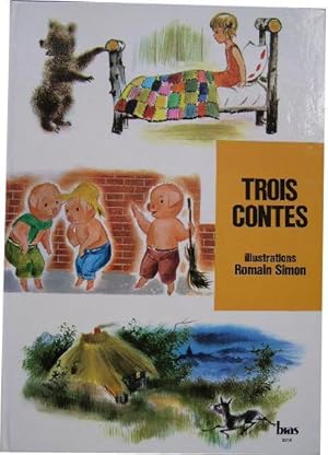 Image du vendeur pour Trois contes. Les trois petits cochons. - Les trois ours. - Animaux musiciens. mis en vente par Librairie les mains dans les poches