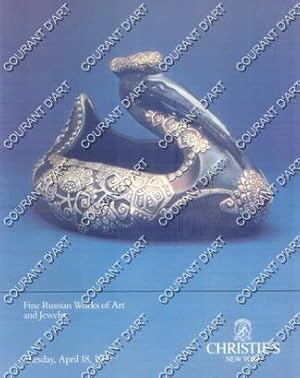 FINE RUSSIAN WORKS OF ART ANS JEWELRY. 18/04/1989. (Weight= 282 grams)