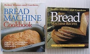 Seller image for Grouping: Bread Machine Cookbook; with - Best Bread Machine Recipes -(two spiral bound bread machine books)- for sale by Nessa Books
