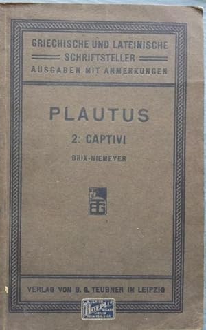 Plautus. 2: captivi