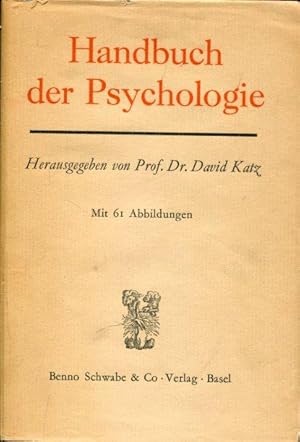 Handbuch der Psychologie.