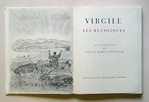 Imagen del vendedor de Les Bucoliques. Illustrations [lithographies] de Ernst Morgenthaler. a la venta por antiquariat peter petrej - Bibliopolium AG