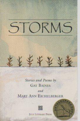 Seller image for Storms: Stories and Poems (signed with additional inscription) for sale by Bookfeathers, LLC