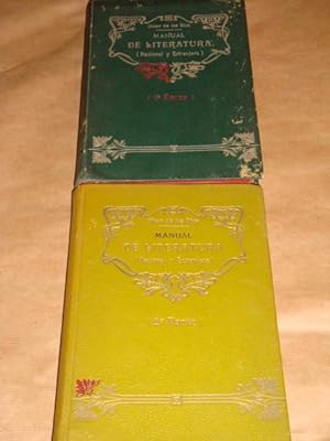 Seller image for Manual de literatura (Nacional y Extranjera) (2 tomos) for sale by Llibres Capra