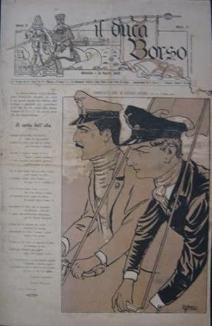 IL DUCA BORSO, periodico satirico modenese - 1902 - n. 05 del 12 aprile 1902 - ANNO TERZO - con d...