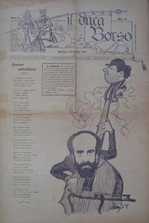 IL DUCA BORSO, periodico satirico modenese - 1901 - n. 27 del 10 maggio 1901 - ANNO SECONDO - con...