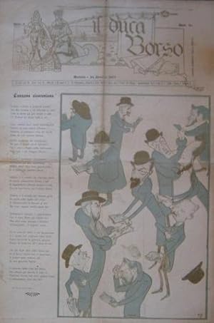 IL DUCA BORSO, periodico satirico modenese - 1903 - n. 30 del 24 gennaio 1903 - ANNO QUARTO - con...