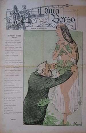 IL DUCA BORSO, periodico satirico modenese - 1905 - n. 30 del 21 gennaio 1905 - ANNO SESTO - con ...
