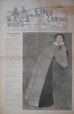 IL DUCA BORSO, periodico satirico modenese - 1905 - n. 25 del 07 gennaio 1905 - ANNO SESTO - con ...