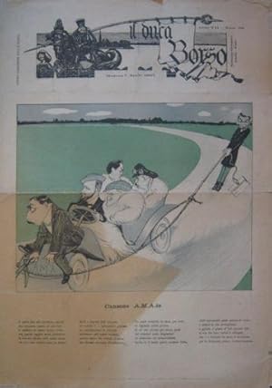IL DUCA BORSO, periodico satirico modenese - 1907 - n. 28 del 07 aprile 1907 - ANNO OTTAVO - con ...
