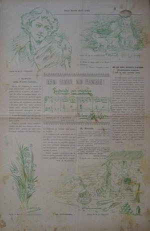 IL DUCA BORSO, periodico satirico modenese - 1900 - n. 05 del NATALE 1900 - ANNO PRIMO - con dise...