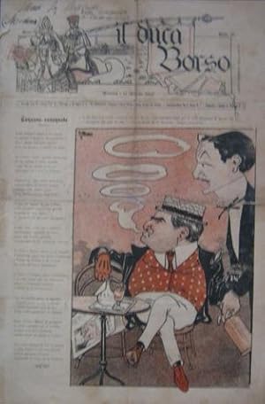 IL DUCA BORSO, periodico satirico modenese - 1902 - n. 10 del 17 maggio 1902 - ANNO TERZO - con d...