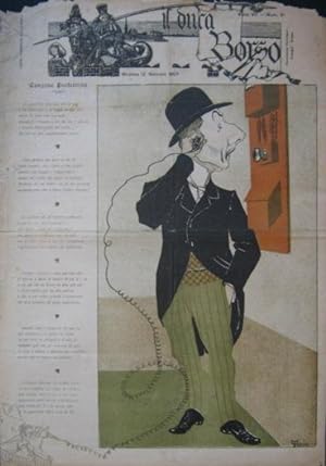 IL DUCA BORSO, periodico satirico modenese - 1907 - n. 21 del 12 gennaio 1907 - ANNO OTTAVO - con...