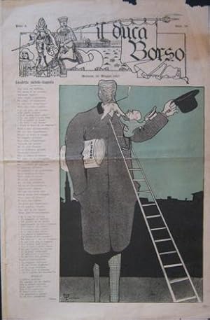 IL DUCA BORSO, periodico satirico modenese - 1905 - n. 39 del 20 maggio 1905 - ANNO SESTO - con d...