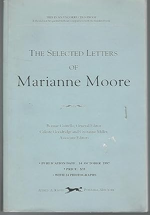 Bild des Verkufers fr The Selected Letters of Marianne Moore zum Verkauf von Dorley House Books, Inc.