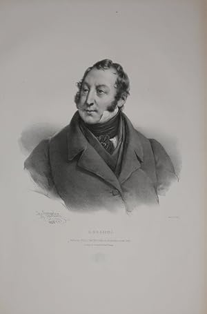 Bild des Verkufers fr Portrait. Brustfigur. Lithographie von Henri Grevedon (1828). zum Verkauf von Antiquariat  Braun