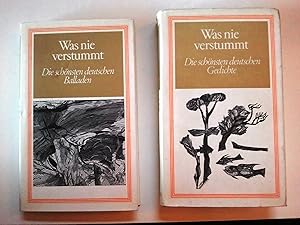 Imagen del vendedor de Was Nie Verstummt - Die Schonsten Deutschen Balladen & Die Schonsten Deutschen Gedichte [ 2 Volumes ] a la venta por Your Book Soon