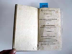 Bild des Verkufers fr Predigten im Jahr 1795. bey dem Churfrstl. Schsischen Evangelischen Hofgottesdienste zu Dresden gehalten. zum Verkauf von Augusta-Antiquariat GbR