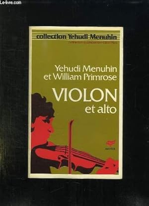 Imagen del vendedor de VIOLON ET ALTO. a la venta por Le-Livre