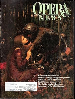 Immagine del venditore per Opera News: Volume 55, No. 14; March 30, 1991 venduto da Dorley House Books, Inc.