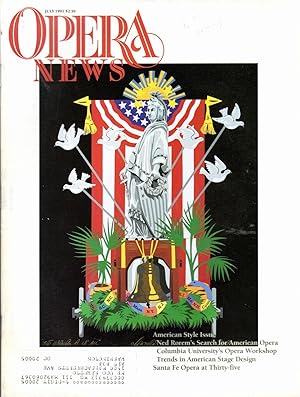 Seller image for Opera News: Volume 56, No. 1; July, 1991 for sale by Dorley House Books, Inc.