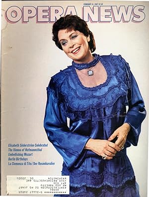 Seller image for Opera News: Volume 51, No.11; February 14, 1987 for sale by Dorley House Books, Inc.