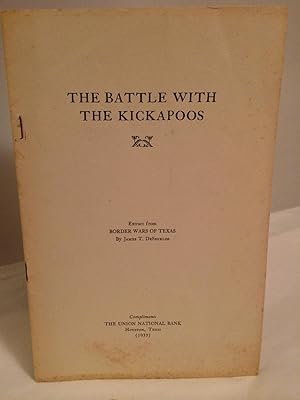 Image du vendeur pour The Battle With The Kickapoos mis en vente par Needham Book Finders