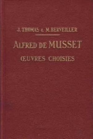 Alfred de musset oeuvres choisies