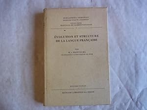 Seller image for Evolution et Structure De La Langue Francaise. for sale by Carmarthenshire Rare Books