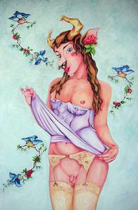 Seller image for FLIRT - ORIGINAL ARTWORK for sale by Alta-Glamour Inc.