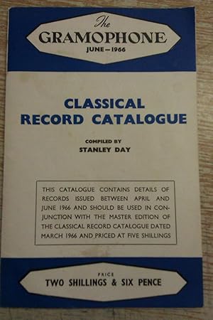 The Gramophone June 1966 Classical Record Catalogue