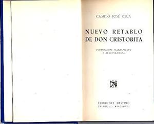 Immagine del venditore per NUEVO RETABLO DE DON CRISTOBITA. INVENCIONES, FIGURACIONES Y ALUCINACIONES. venduto da Librera Javier Fernndez